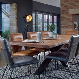 Cooper Dining Chair, Brown - thumbnail 1