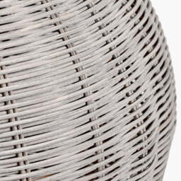 Grey Wash Rattan Table Lamp - thumbnail 3