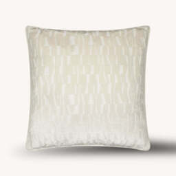 Titan Velvet Cushion, Cream - thumbnail 3