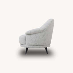 Valeria Swivel Amrchair, Grey - thumbnail 4