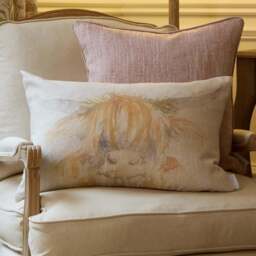 Aite Highland Cow Cushion - thumbnail 1