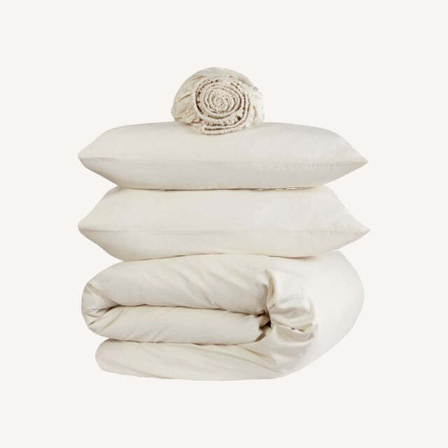 TLC 5 Star Hotel Concept: 250 TC Bed Linen Set, Double / Cream - image 1