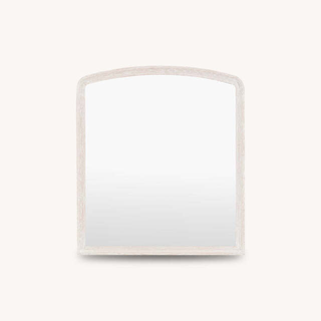 Calgary Overmantle Mirror, Limed Oak