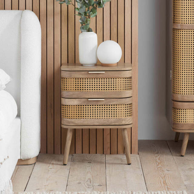 Arlington 2DR Bedside Table, Oak - image 1