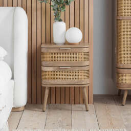 Arlington 2DR Bedside Table, Oak