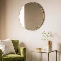 Avignon Round Mirror, Gold