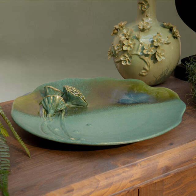Lotus Seed Decorative Plate - image 1