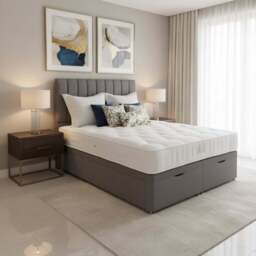 Arighi Bianchi Gene Headboard, King / Dark Grey - thumbnail 2