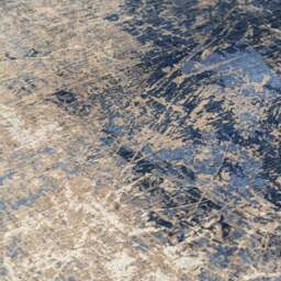 Madmen Cracks Rug, 2m x 2.8m / Blue - thumbnail 5