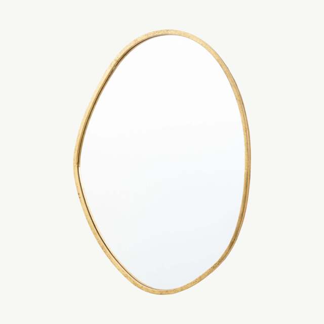 Toronto Irregular Shaped Mirror Gold - image 1
