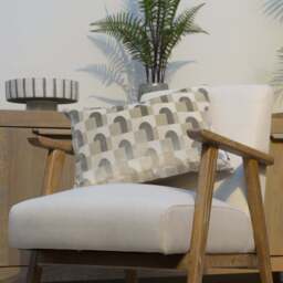Geometric Cushion Natural - thumbnail 2
