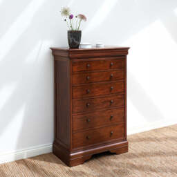 Antoinette Tall Chest of 6 Drawers - thumbnail 2