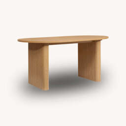 Tiffany Fluted Dining Table, Oak - thumbnail 5