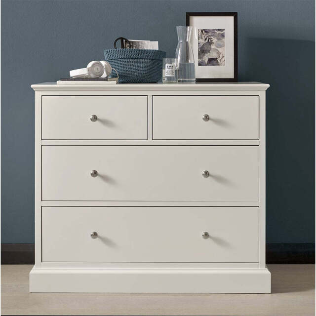 Ashburnham White 2+2 Drawer Chest