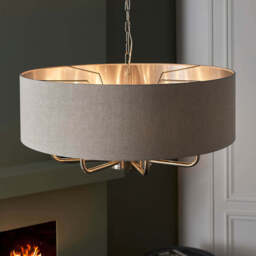 Leif 8lt Pendant Light, Natural - thumbnail 3