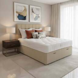 Arighi Bianchi Broadway Headboard, Super King / Beige - thumbnail 1
