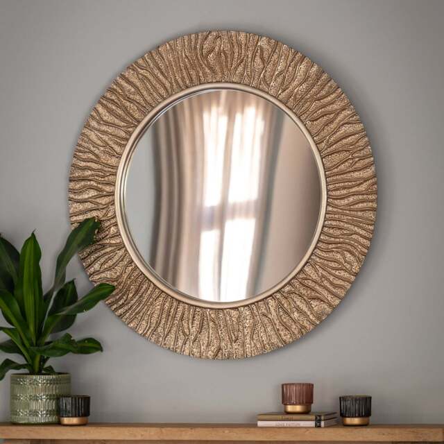 Manila Gold Wall Mirror - image 1
