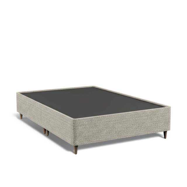 Arighi Bianchi Leg Bed Base, Single / Light Grey