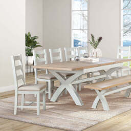 Rutland Painted Ladderback Chair - thumbnail 1