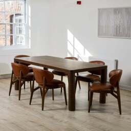 Erica Leather Dining Chair - thumbnail 2