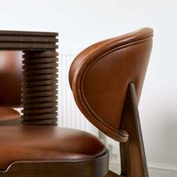 Erica Leather Dining Chair - thumbnail 4
