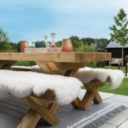 Australian Genuine Sheepskin Rug, Single / Natural - thumbnail 4