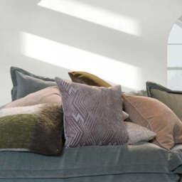 Taupe Diamond Cushion - thumbnail 2