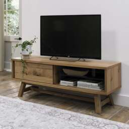 Highgate Rustic Oak Entertainment Unit - thumbnail 1