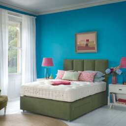 Hypnos Francesca Euro Slim Headboard, Super King / Green - thumbnail 2