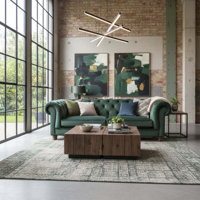 Britannia Velvet Sofa, 2 Seater / Green - image 1