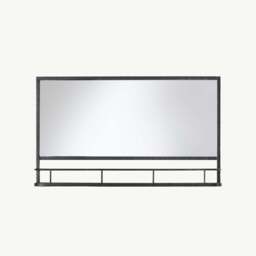 Austin Overmantel Mirror Charcoal - thumbnail 3