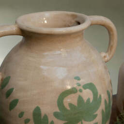 Maiolica Handled Vase - thumbnail 3