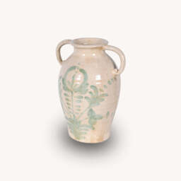 Maiolica Handled Vase - thumbnail 4