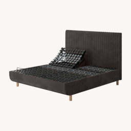 TEMPUR® Arc Adjustable Bed with Vertical Headboard, King / Grey - thumbnail 4