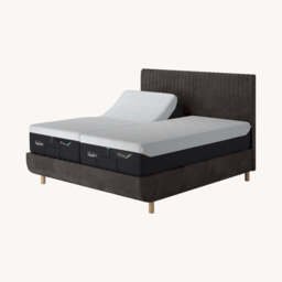 TEMPUR® Arc Adjustable Bed with Vertical Headboard, King / Grey - thumbnail 2