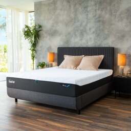TEMPUR® Arc Adjustable Bed with Vertical Headboard, King / Grey