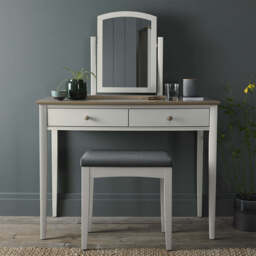 Runswick Scandi Oak & Soft Grey Dressing Table