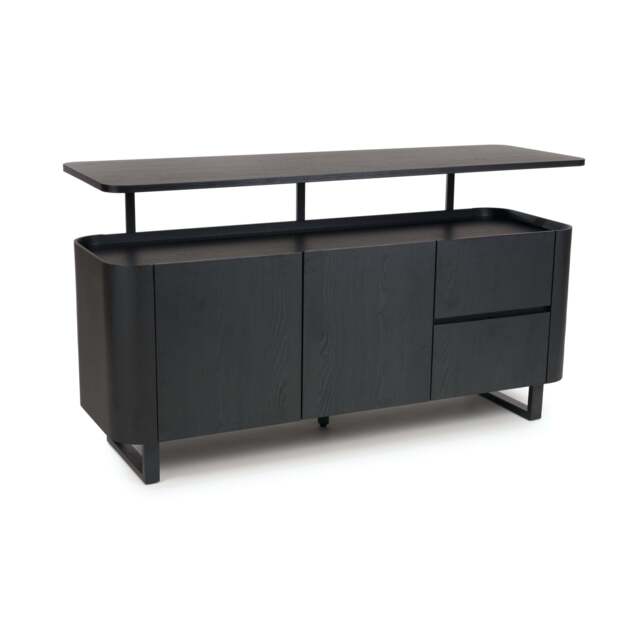 Roxbury Retro Sideboard, Black