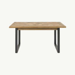 Hindon Rustic Oak 158-203cm Extending Dining Table - thumbnail 6