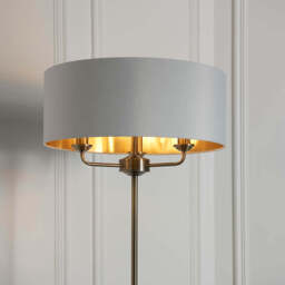 Leif 3lt Floor Lamp, White - thumbnail 2