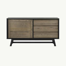Highgate Weathered Oak Wide Sideboard - thumbnail 3
