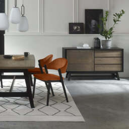 Highgate Weathered Oak Wide Sideboard - thumbnail 2