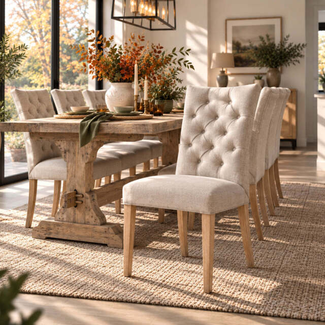 Poppy Dining Chair Cream - image 1