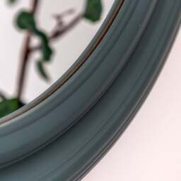 Melbourne Small Round Wall Mirror, Green - thumbnail 2