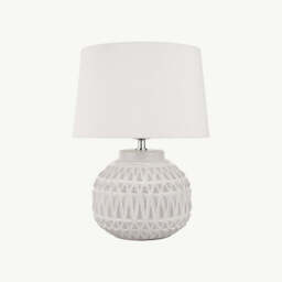 Warm White Aztec Table Lamp