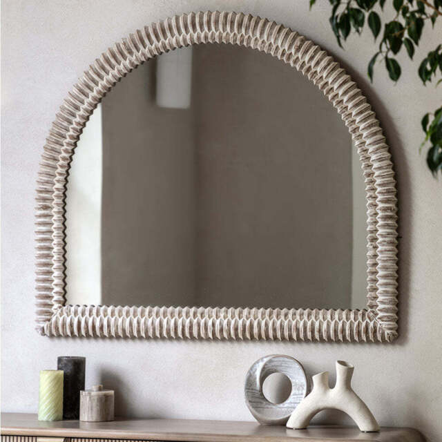 Alta Arch Overmantle Mirror - image 1