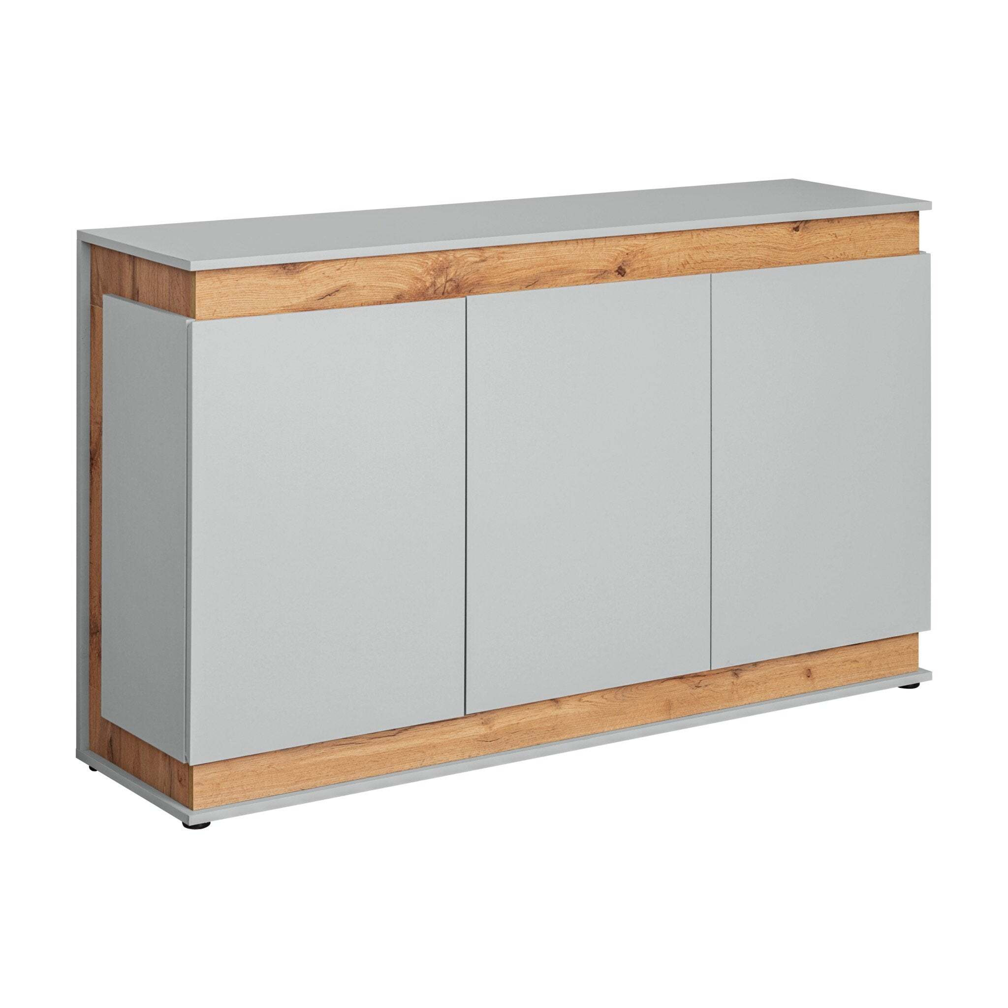 Berlin Sideboard Cabinet 150cm - Grey Matt 150cm - image 1