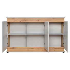Berlin Sideboard Cabinet 150cm - Grey Matt 150cm - thumbnail 2