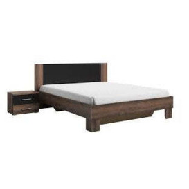 Vera Bed 160cm with Bedside Cabinets - Arctic Pine 160 x 200cm - thumbnail 3