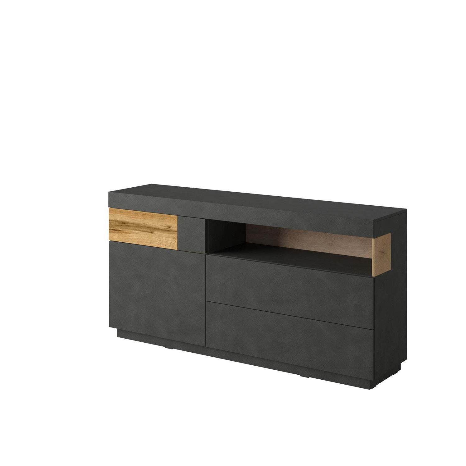 Silke 47 Sideboard Cabinet 169cm - Matera / Wotan Oak 169cm - image 1